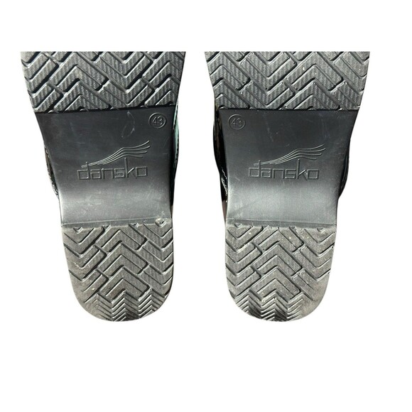 Dansko Professional Unisex Clogs Black Patent Leather Work Shiny EU Sz 43 Nurse - Picture 14 of 14